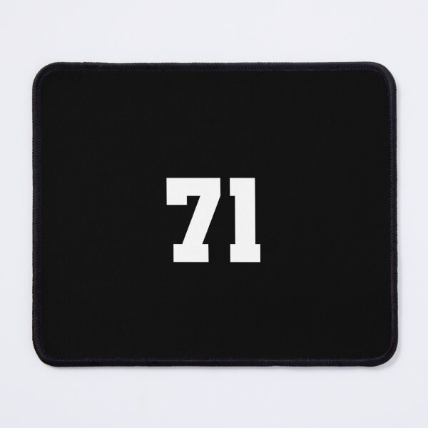 Item preview, 71, seventy-one, white, soccer league designed and sold by Numbers-Art.
