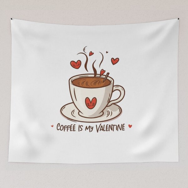 Item preview, Coffee is my valentine Classic T-Shirt designed and sold by benjhod.