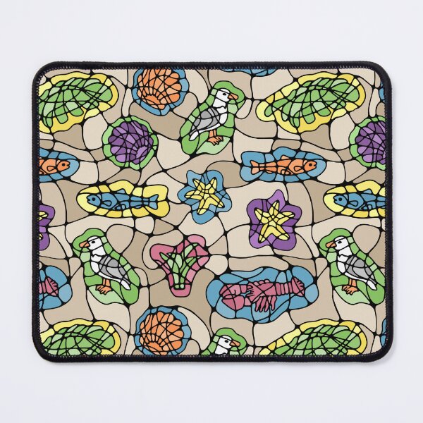 Item preview, Beach Stained Glass designed and sold by Unhinged Heather.