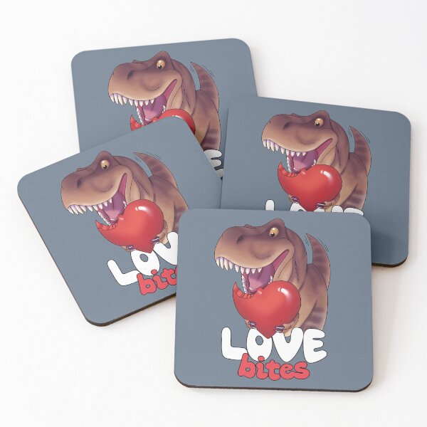 Item preview, Love Bites - dinosaur valentine designed and sold by ildegrantees.
