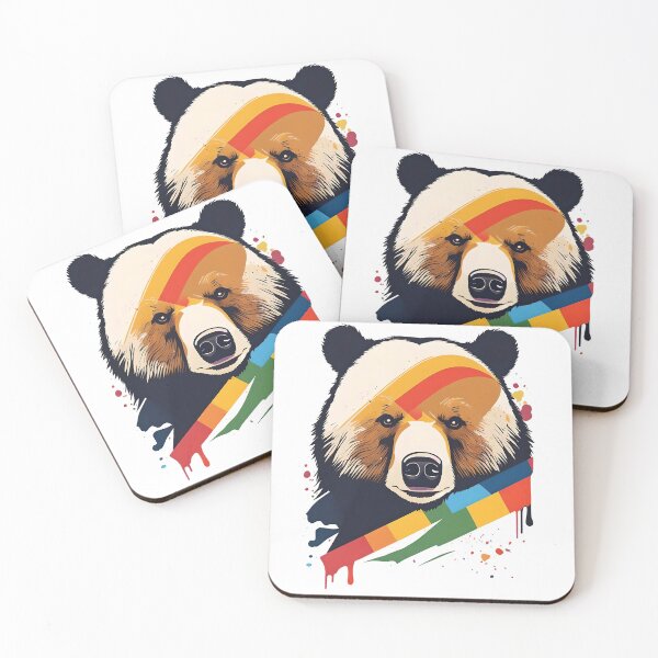 Item preview, Gay Pride Bear designed and sold by ProudlyTogether.
