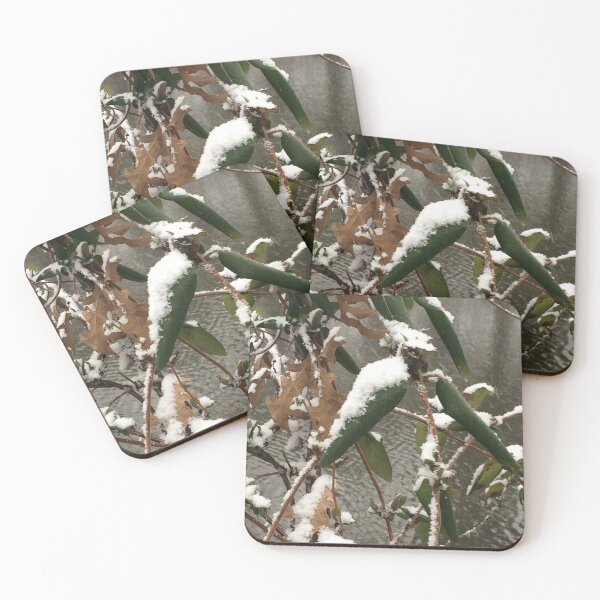 Item preview, Snowy Leaves Close Up designed and sold by CJRPics.
