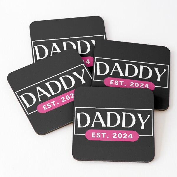 Item preview, Daddy Est. 2024, Promoted to Daddy Est. 2024, Funny Pregnancy Announcement designed and sold by Dabbing Turtle Designs.