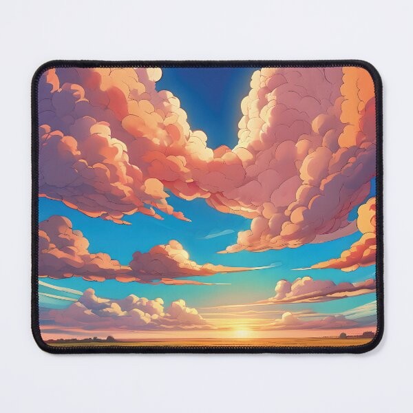 Item preview, Orange Anime Clouds designed and sold by Jin-Ai.
