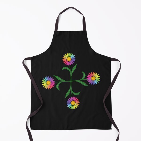 Item preview, Colorful Flower Cross Beautiful Graphic Design designed and sold by CoolUniqueNovel.
