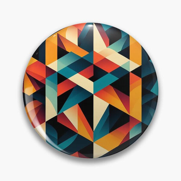 Item preview, Colorful Abstract Geometric Cube designed and sold by johnnycreidy.
