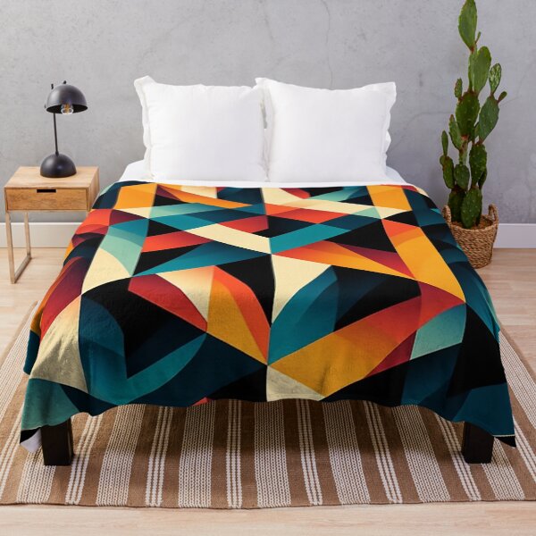 Item preview, Colorful Abstract Geometric Cube designed and sold by johnnycreidy.