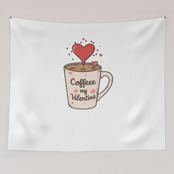 Item preview, Coffee is my valentine Classic T-Shirt designed and sold by benjhod.