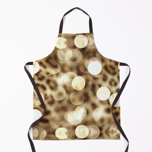 Item preview, Copy of Leopard pattern Amber Bokeh Lights on Dark Abstract Background | texture | gold designed and sold by PICbyFemke.