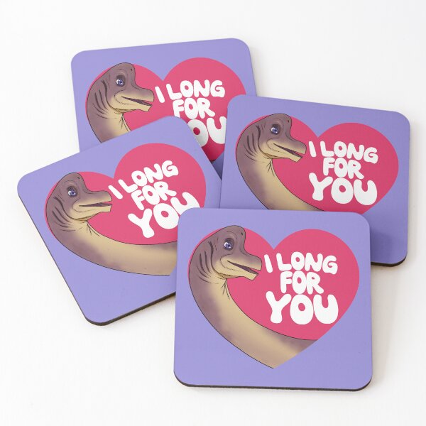 Item preview, I long for you - dinosaur valentine designed and sold by ildegrantees.