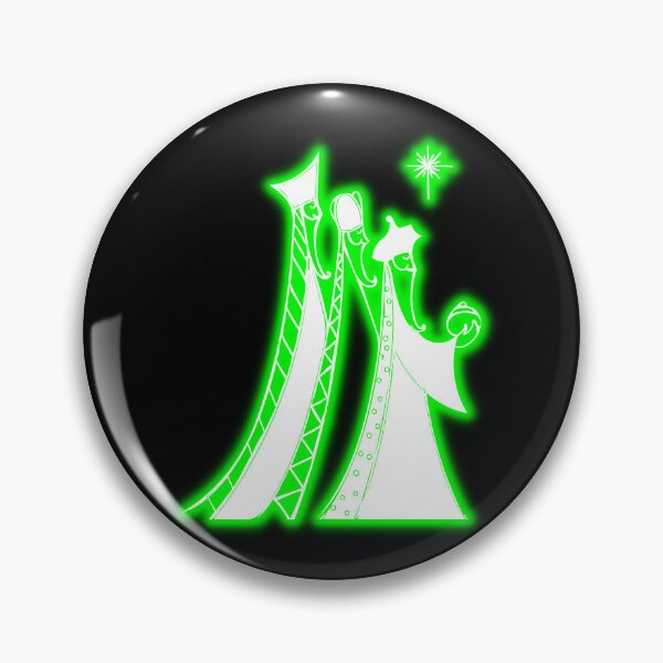 Item preview, Green Neon - The Three Kings designed and sold by lachataigne.