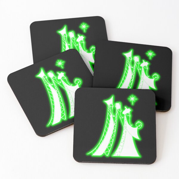 Item preview, Green Neon - The Three Kings designed and sold by lachataigne.