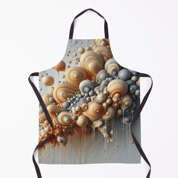 Item preview, beige and blue bubbles designed and sold by Foxlindesigns.