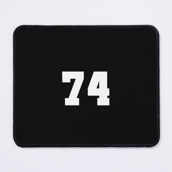 Item preview, 74, seventy-four, white, soccer league designed and sold by Numbers-Art.