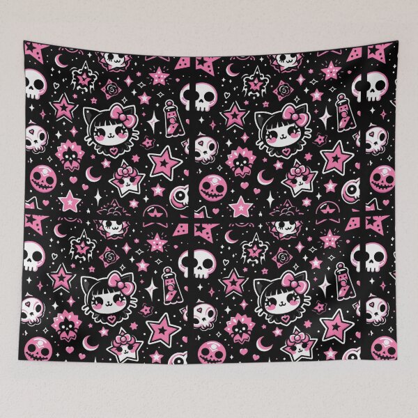 Item preview, Emo Star pattern  designed and sold by SpookyCuties.