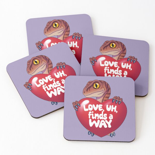 Item preview, Love finds a way - cute raptor designed and sold by ildegrantees.