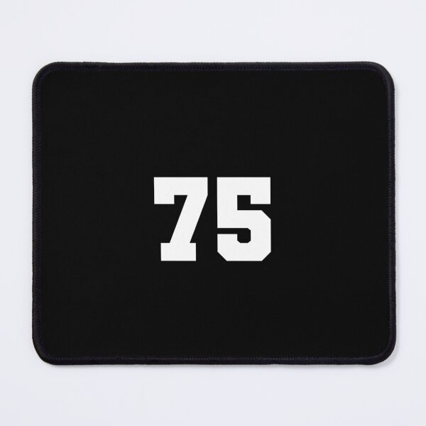 Item preview, 75, seventy-five, white, soccer league designed and sold by Numbers-Art.