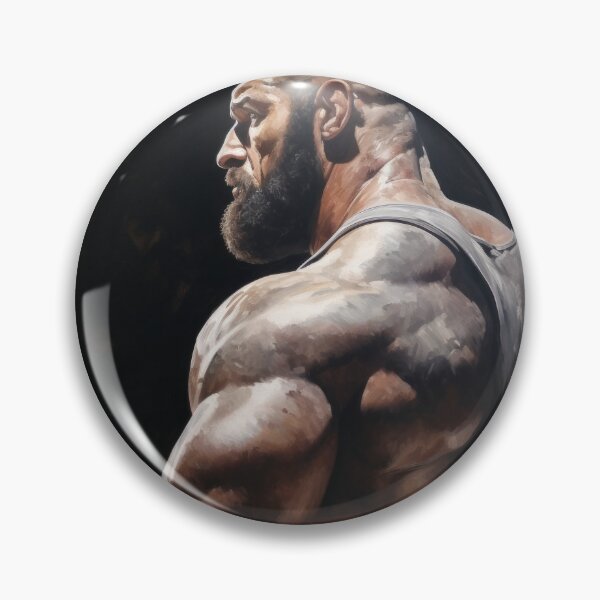 Item preview, Muscle Bear Oil Painting designed and sold by BeautyofMasc.
