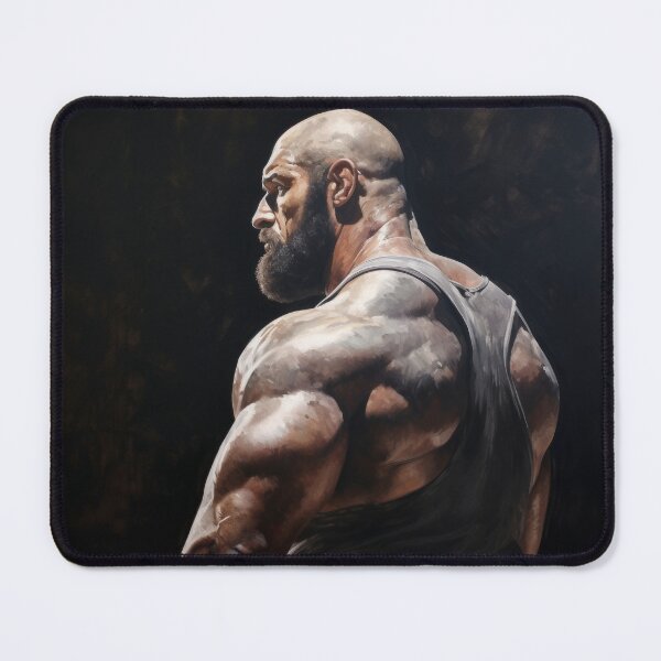 Item preview, Muscle Bear Oil Painting designed and sold by BeautyofMasc.