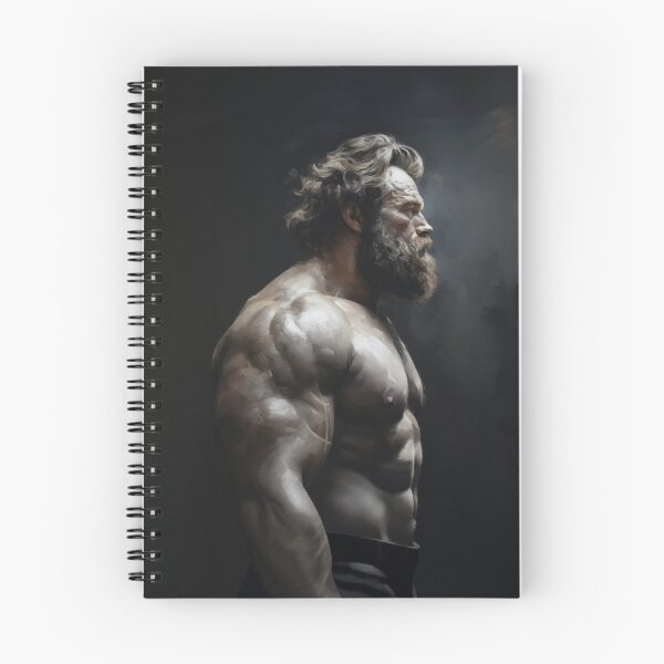 Item preview, Muscle Bear Oil Painting designed and sold by BeautyofMasc.