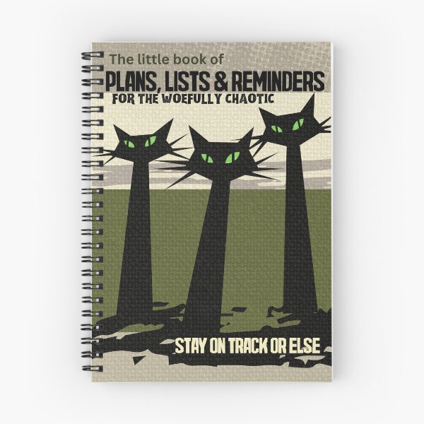 Item preview, Plans, lists & reminders for the woefully chaotic  designed and sold by TalkingHerds.