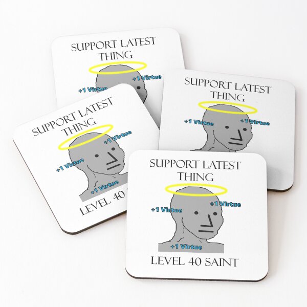 Item preview, NPC Wojak Meme virtue signal harder designed and sold by AnutherNPC.
