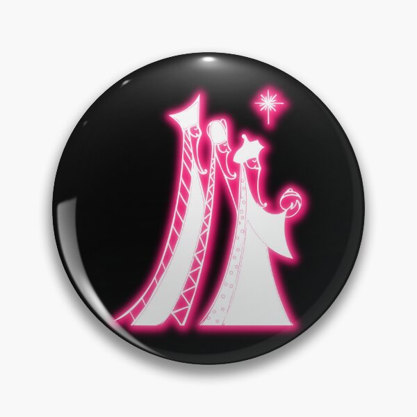 Item preview, Pink Neon - The Three Kings designed and sold by lachataigne.