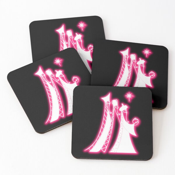 Item preview, Pink Neon - The Three Kings designed and sold by lachataigne.