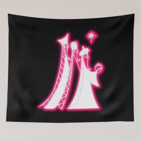 Item preview, Pink Neon - The Three Kings designed and sold by lachataigne.