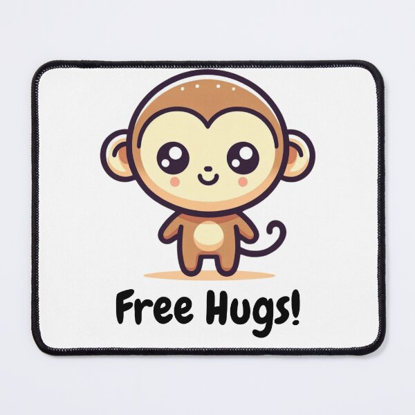 Item preview, Free Hugs Monkey designed and sold by Kvernk.