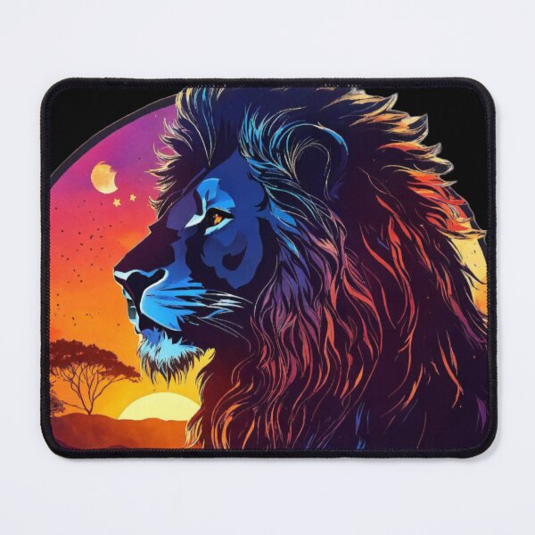 Item preview, Lion landscape designed and sold by UZRWRLD .
