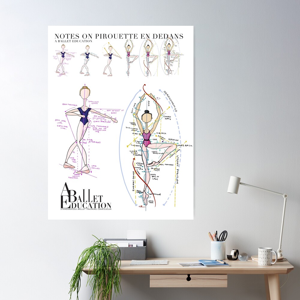 Pirouettes En Dedans Poster
