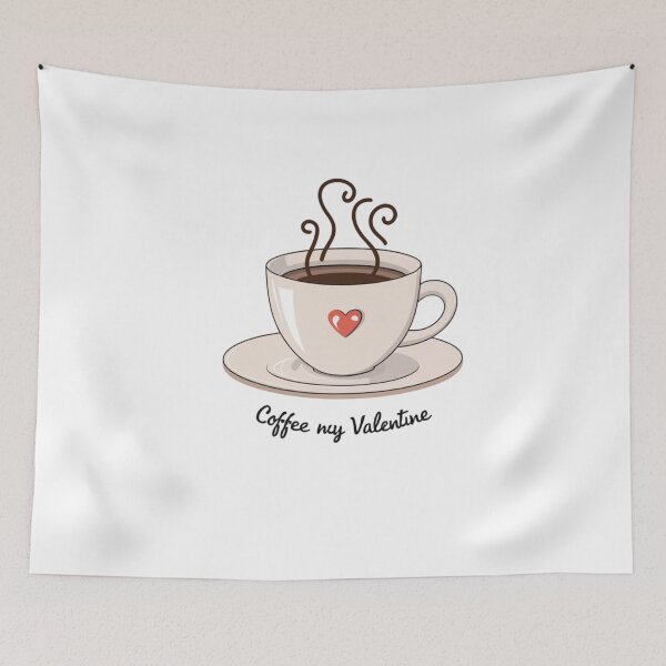Item preview, Coffee is my valentine Classic T-Shirt designed and sold by benjhod.