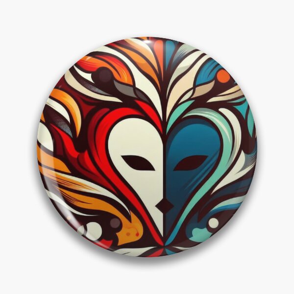 Item preview, Harmony Unveiled: Creative Duality Fabric designed and sold by Rui Fernandes.