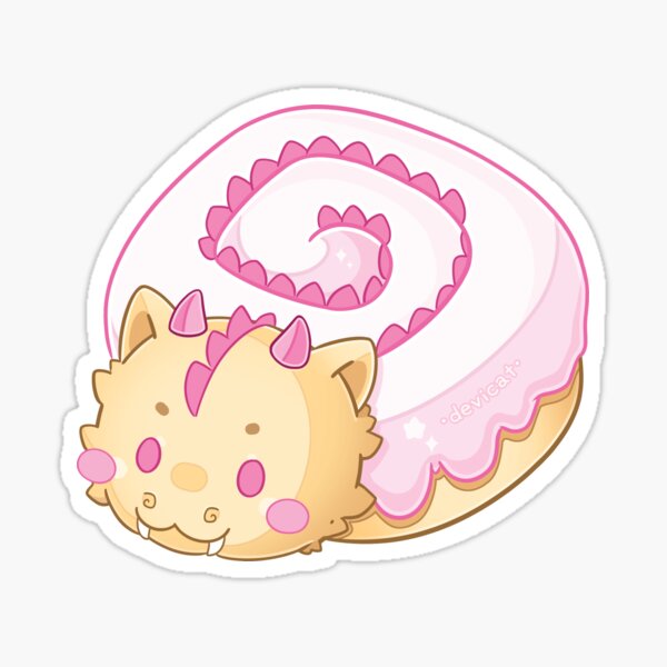Item preview, Strawberry Dragon Roll • 2024 designed and sold by Devi Cat.