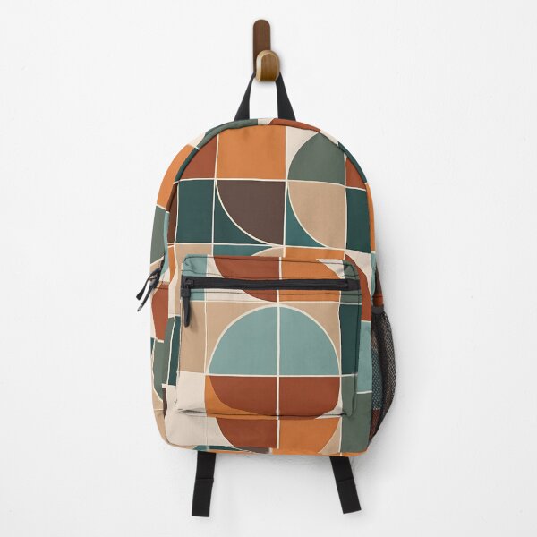 Item preview, Mid Century Modern Geometric Abstract Orange designed and sold by Prints and Lifestyle.
