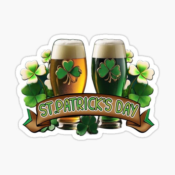 St Patrick's Day Sticker