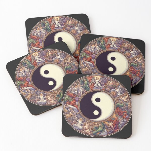 Item preview, Harmony Unveiled: Creative Duality Fabric designed and sold by Rui Fernandes.