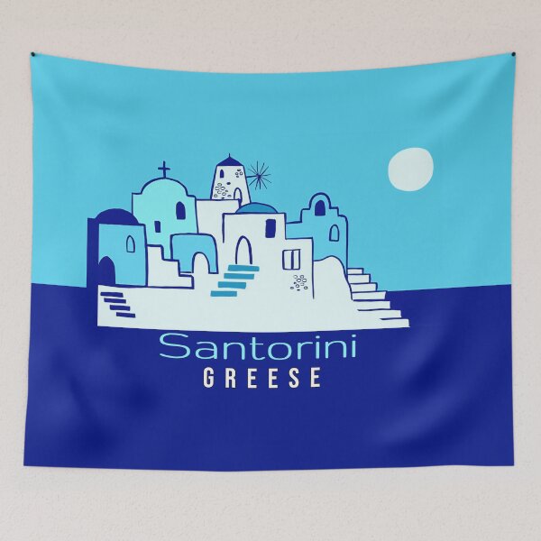 Item preview, Santorini Greese designed and sold by doniainart.