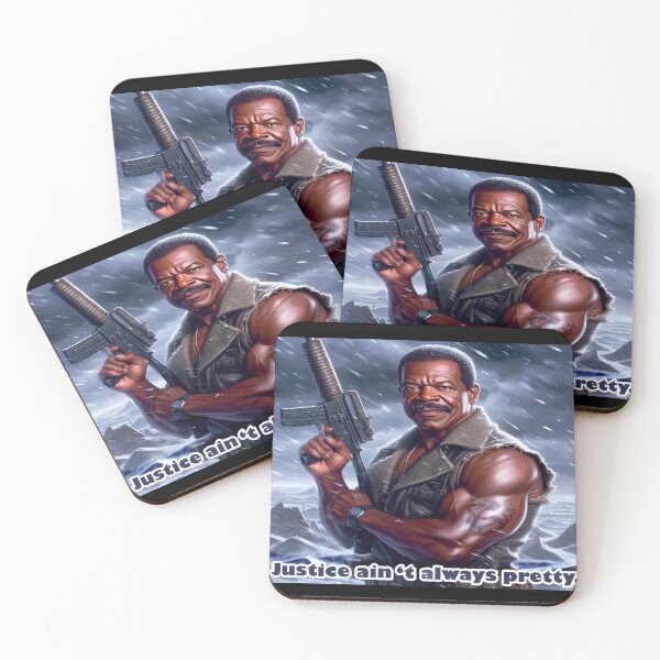 Item preview, Justice ain't always pretty - Carl Weathers designed and sold by InspireArtz.