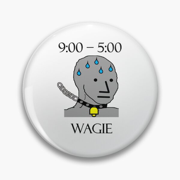 Item preview, NPC Wojak Meme wagie designed and sold by AnutherNPC.
