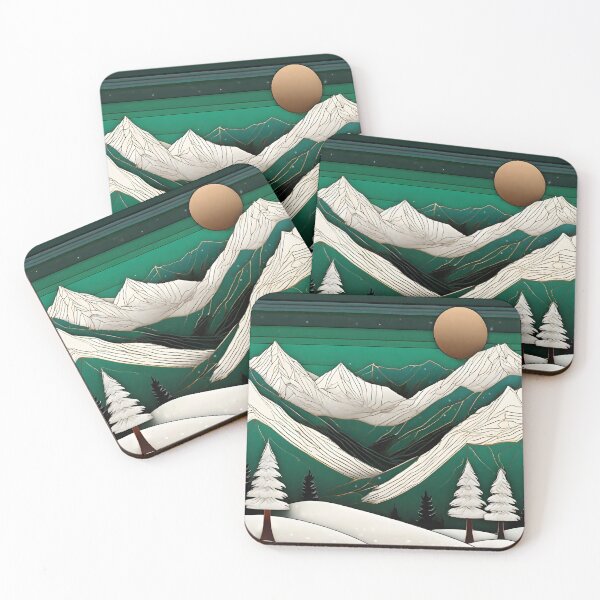 Item preview, Chinese cloisonne snowy mountains designed and sold by Neeshki.