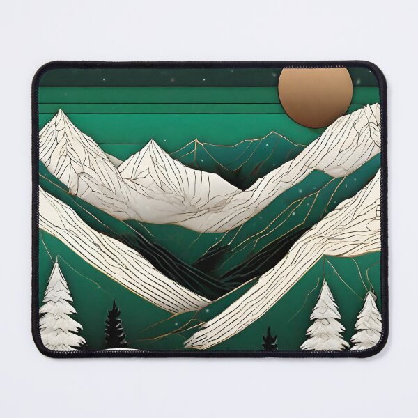Item preview, Chinese cloisonne snowy mountains designed and sold by Neeshki.