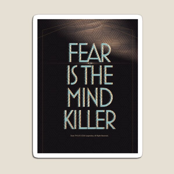 Item preview, Fear Is The Mind Killer DUNE  designed and sold by designbykev.