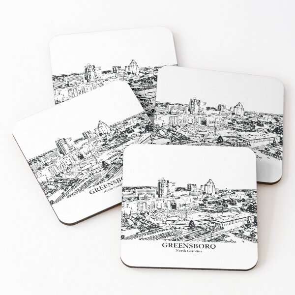 Item preview, Greensboro - North Carolina designed and sold by Lakeric Cityscapes.
