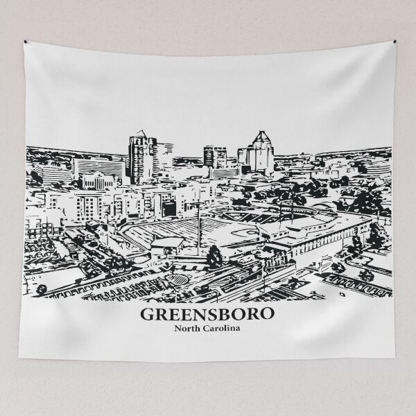 Artikelvorschau, Greensboro – North Carolina entworfen und verkauft von Lakeric.