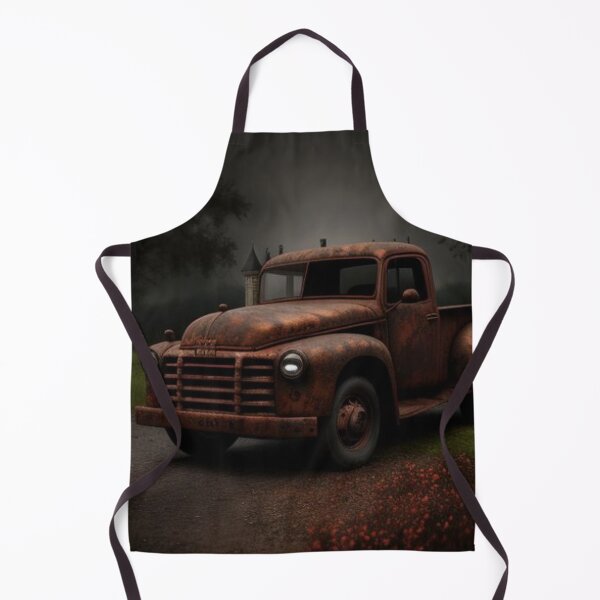 Item preview, Rusty Old Truck On a Haunting Trail designed and sold by TheDarkWardrobe.