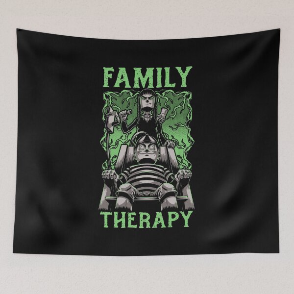 Item preview, Spooky Goth Family - Funny Shock Therapy designed and sold by Studio Mootant.