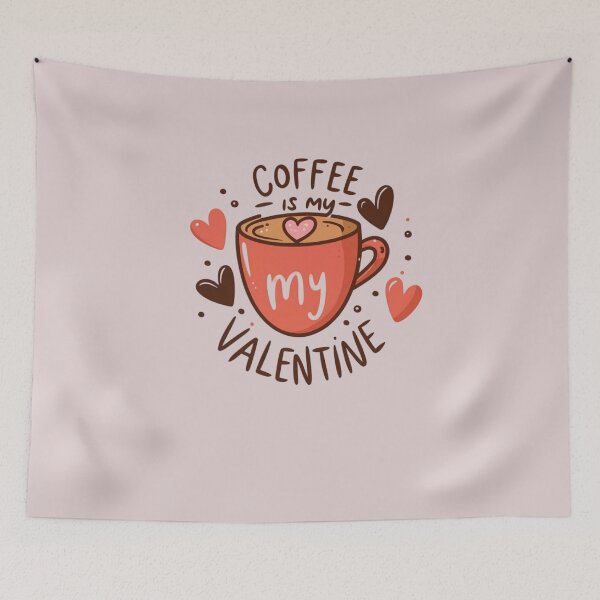Item preview, Coffee is my valentine Classic T-Shirt designed and sold by benjhod.