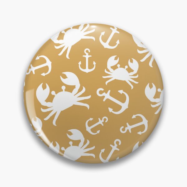 Item preview, Patrón marino dorado del océano designed and sold by Aeterna Prints.